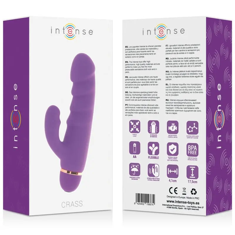 Intense Fun Crass 20 Speeds Silicone Purple