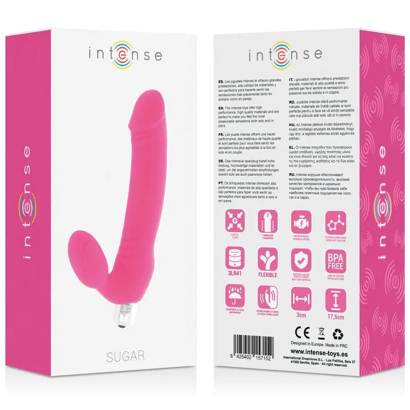 Intense Fun Sugar Seven Speeds Silicone Fushsia