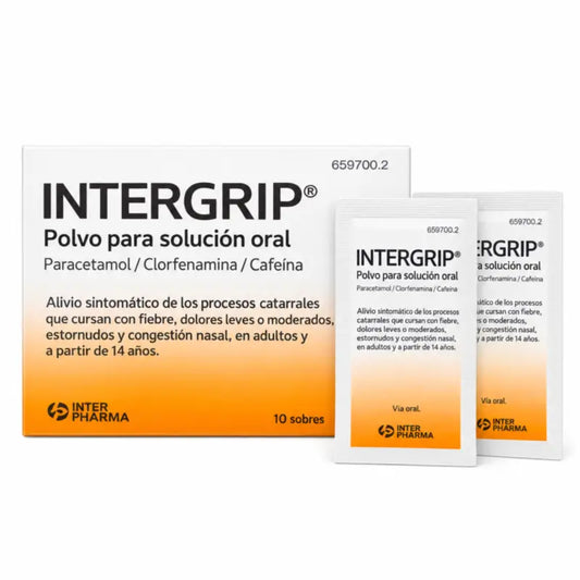 Intergrip 10 sachets Solution orale en poudre