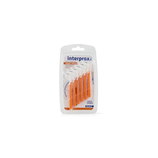 Brosse à dents Interprox Plus Interproximal Super Micro 6 pièces