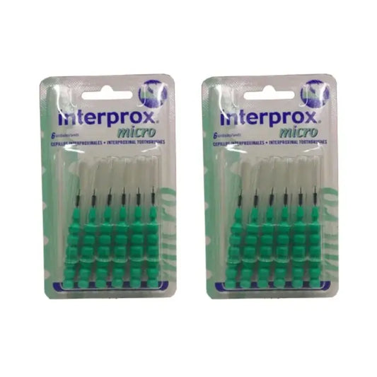 Brosse à dents Interprox Micro Interproximal, 2X6 unités