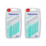 Brosse à dents Interprox Plus Interproximal Micro, paquet de 2 x 6 unités