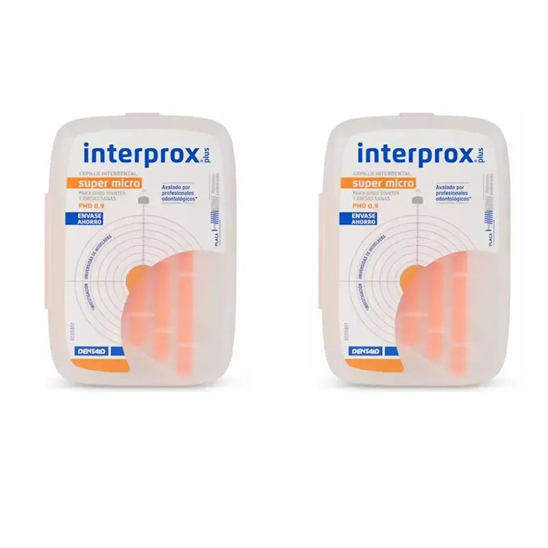 Brosse à dents Interprox Plus Super Micro Interproximal, 2X10 unités