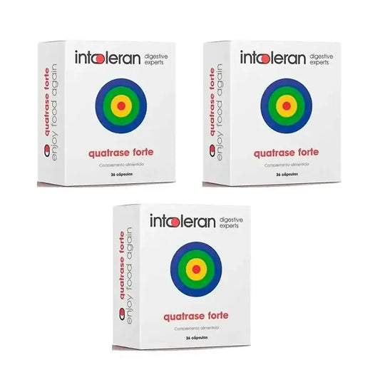 Intoleran Complément alimentaire Quatrase 10.000 Pack 3 x 36 gélules
