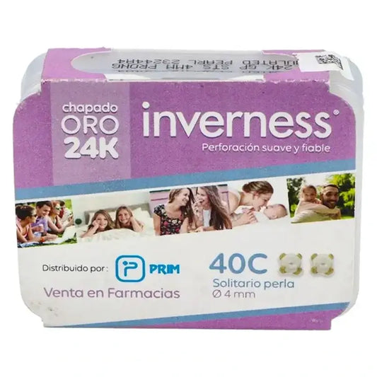 Pendentif Inverness 40C 24K Solit.Per 4Mm