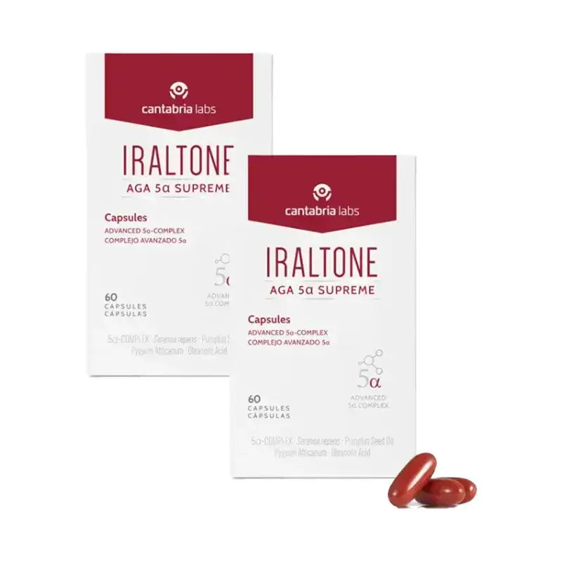 Iraltone Aga 5α Supreme , Pack 2 x 60 gélules
