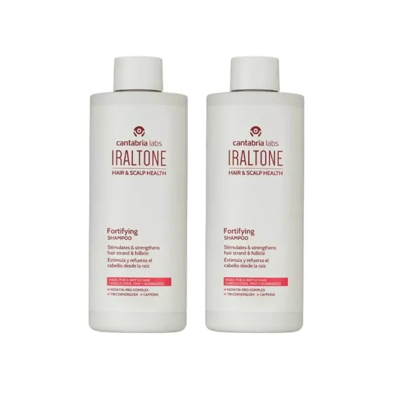 Iraltone Shampooing Fortifiant, Pack 2 x 400 ml