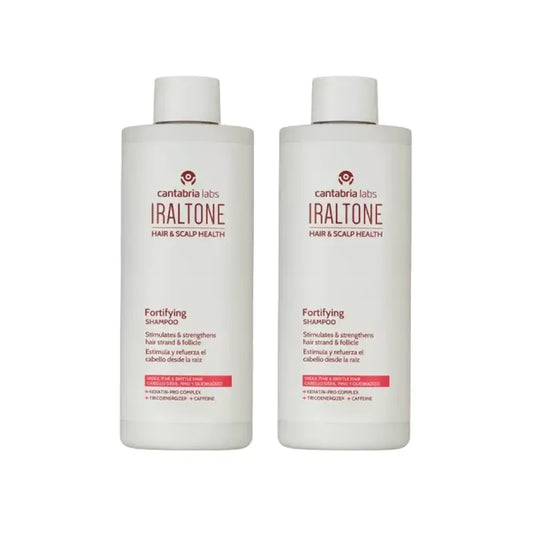 Iraltone Shampooing Fortifiant, Pack 2 x 400 ml