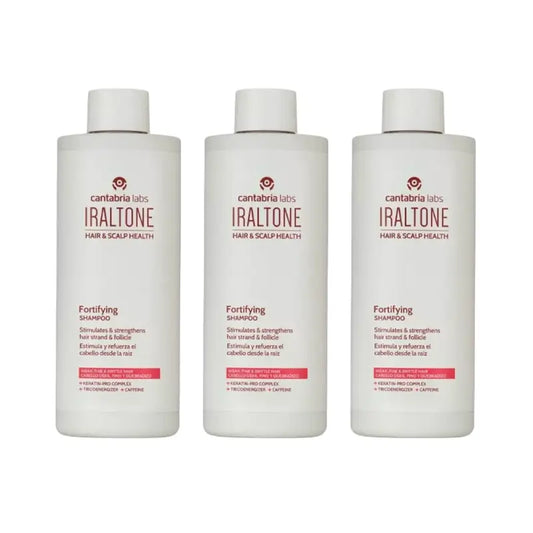 Iraltone Shampooing Fortifiant, Pack 3 X 400 Ml