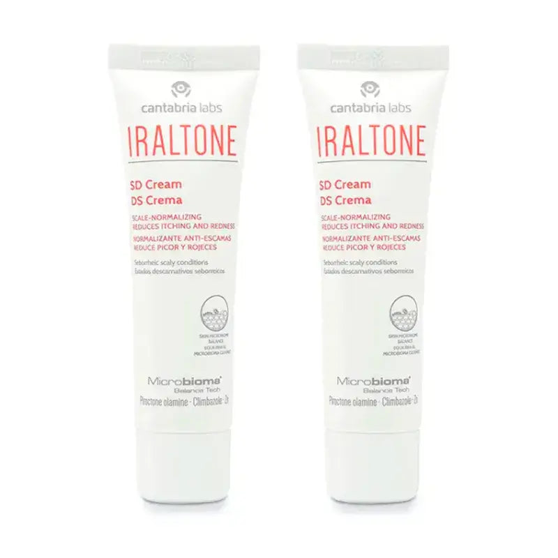 Iraltone DS Emulsion Dermatite Séborrhéique, Pack 2 x 30 ml