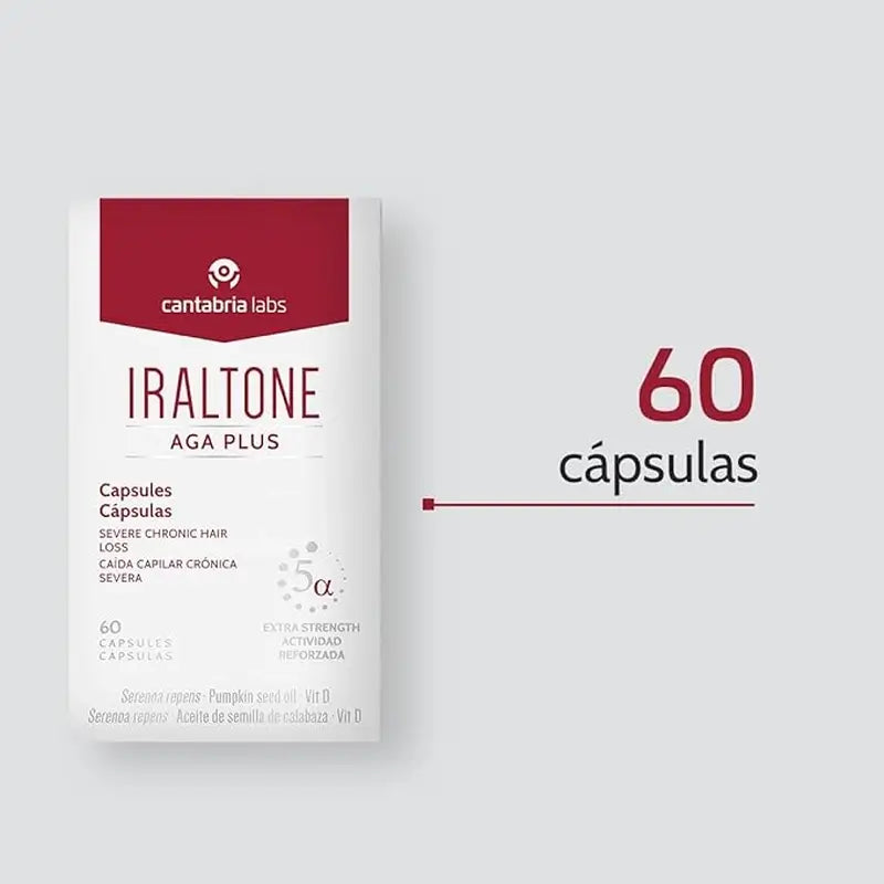 Iraltone Duplo Aga Plus Savings Pack, 120 gélules