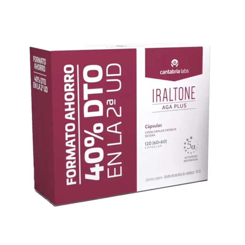 Iraltone Duplo Aga Plus Savings Pack, 120 Capsules