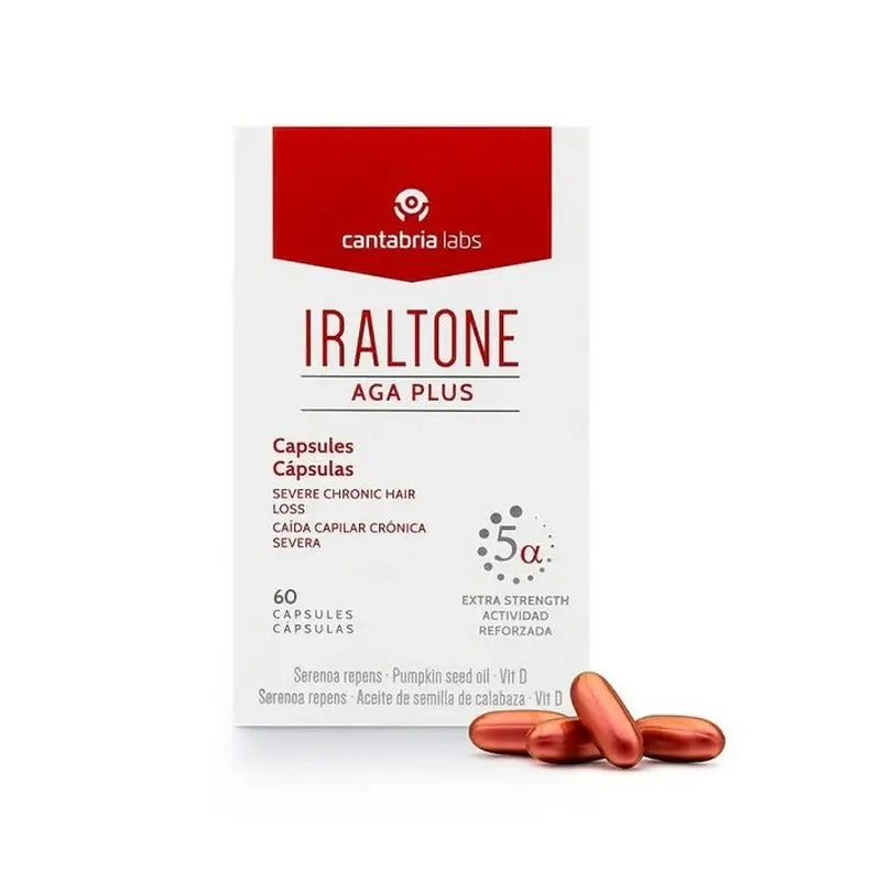 Iraltone Duplo Aga Plus Savings Pack, 120 gélules