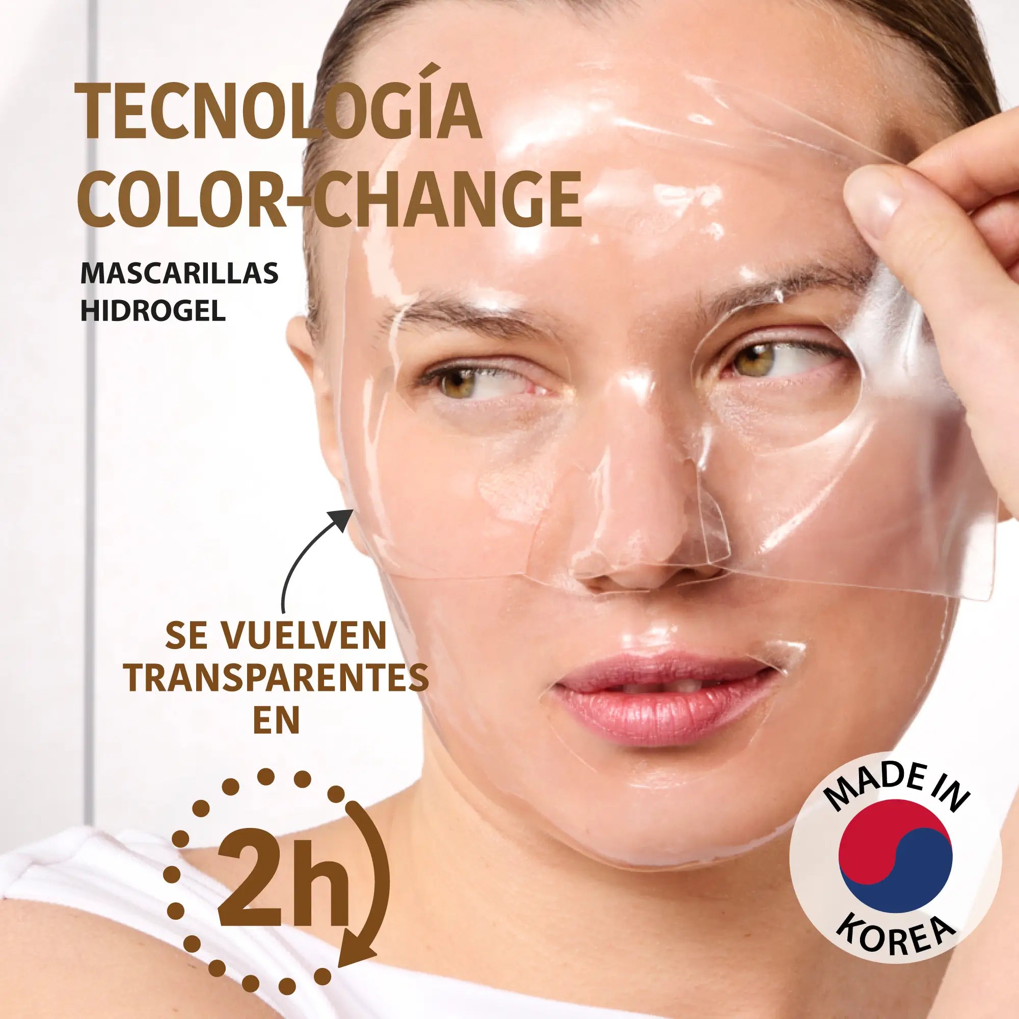 Iroha Nature Masque hydrogel pour peau de verre au collagène, 2 g