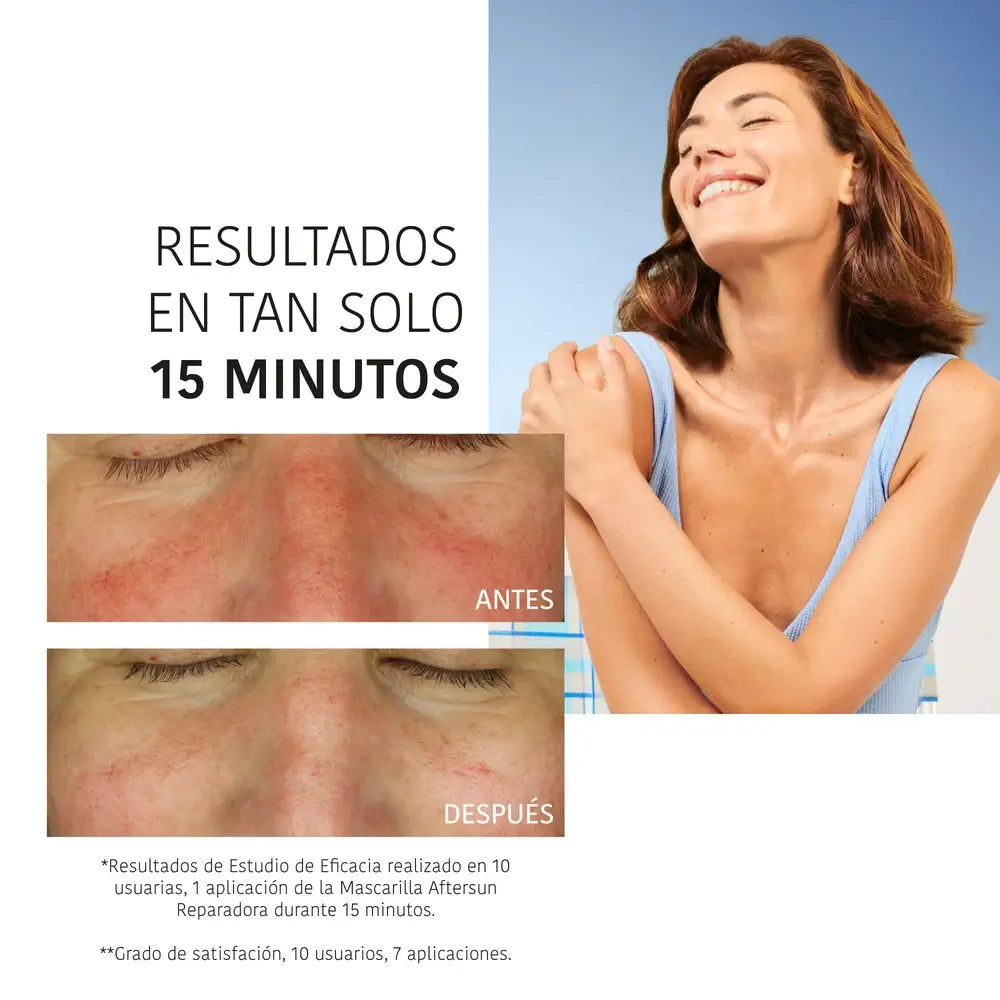 Iroha Nature Natural Extracts Aftersun Repairing Facial Mask, 20 Ml