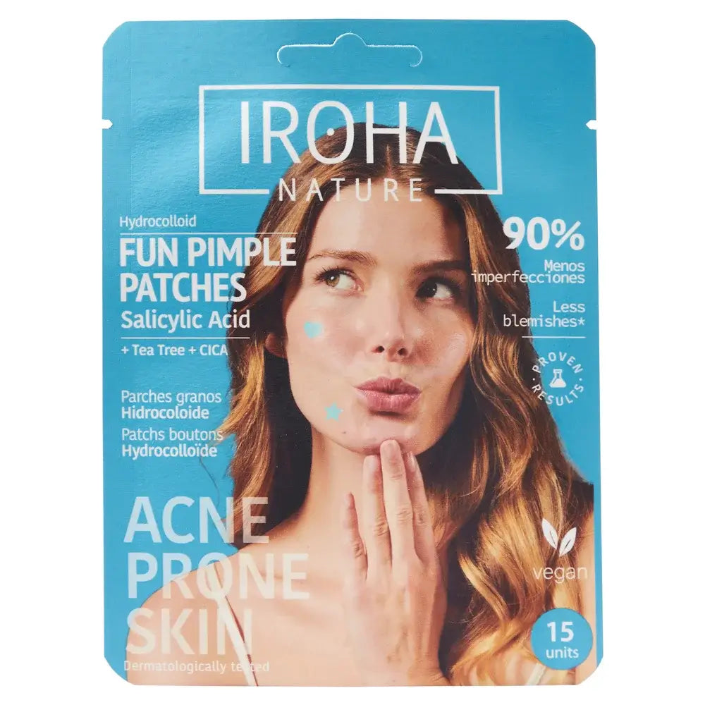 Iroha Nature Patchs peau grasse Granos Fun, 15 unités