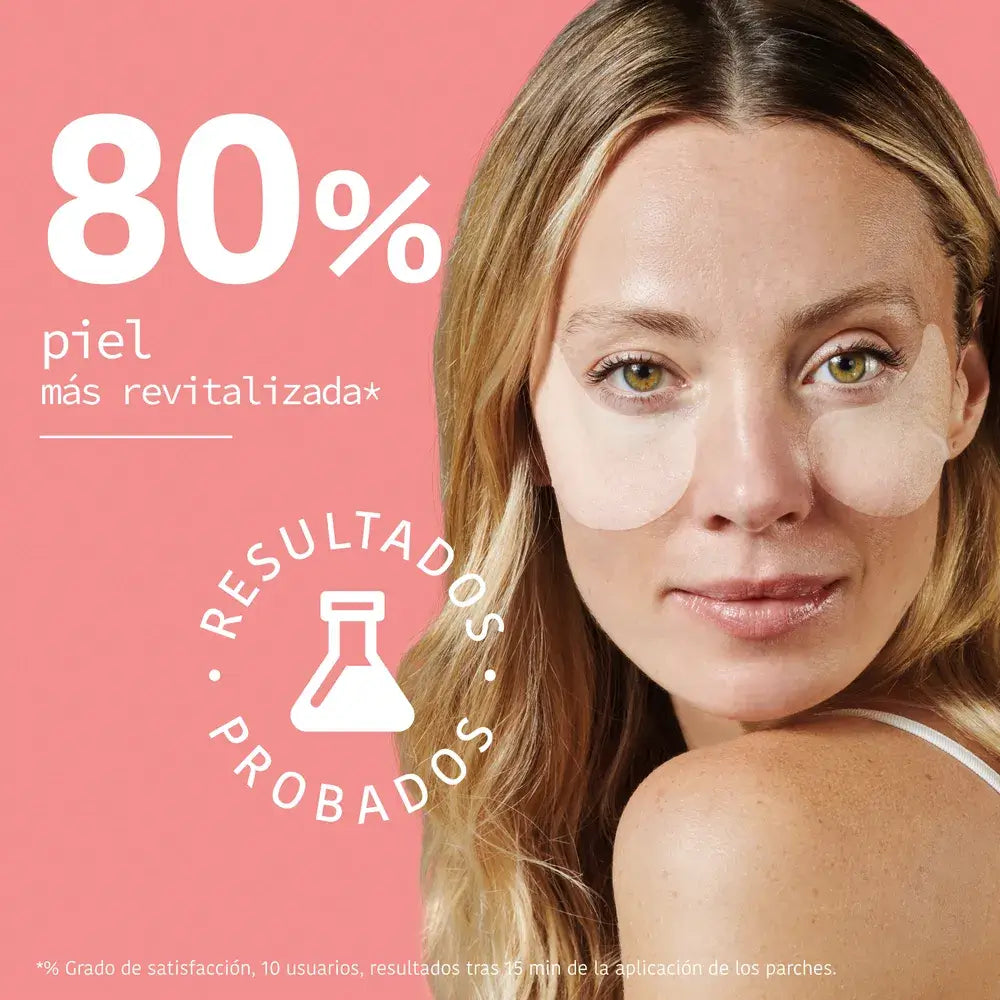 Iroha Nature Patchs anti-fatigue pour les yeux - Vitamine C , 16 (2x8) ml