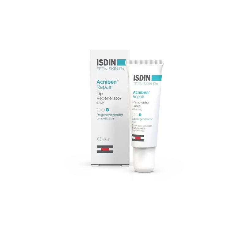 Isdin Acniben Teen Skin Rx Baume à lèvres rénovateur 10 Ml