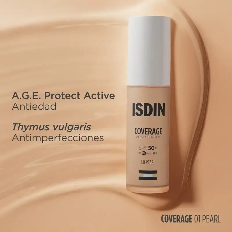 Isdin Coverage 1.0 Pearl Spf50+, 30 gr