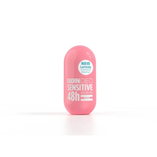Isdin Deo Sensitive 48H, Déodorant Roll-On sans alcool, 50 ml