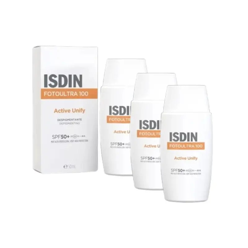 Isdin Fotoultra Active Unify Spf 50+, 3X50Ml