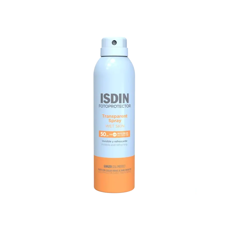 Isdin Spray Transparent Peau Humide Spf50 250 Ml