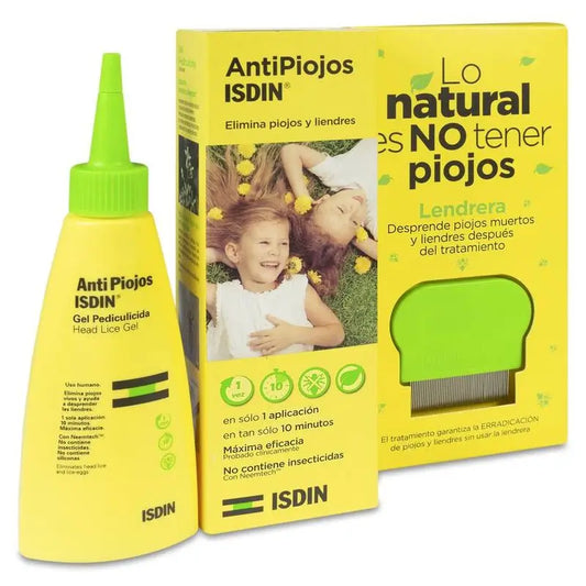 Isdin Isdin Gel pédiculicide anti-poux, 100 ml + lentes gratuites