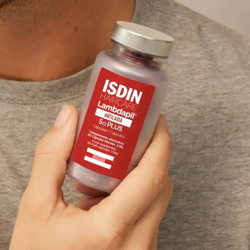 Isdin Lambdapil 5 Alfa Plus Capsules, Pack 3 x 60 Unités