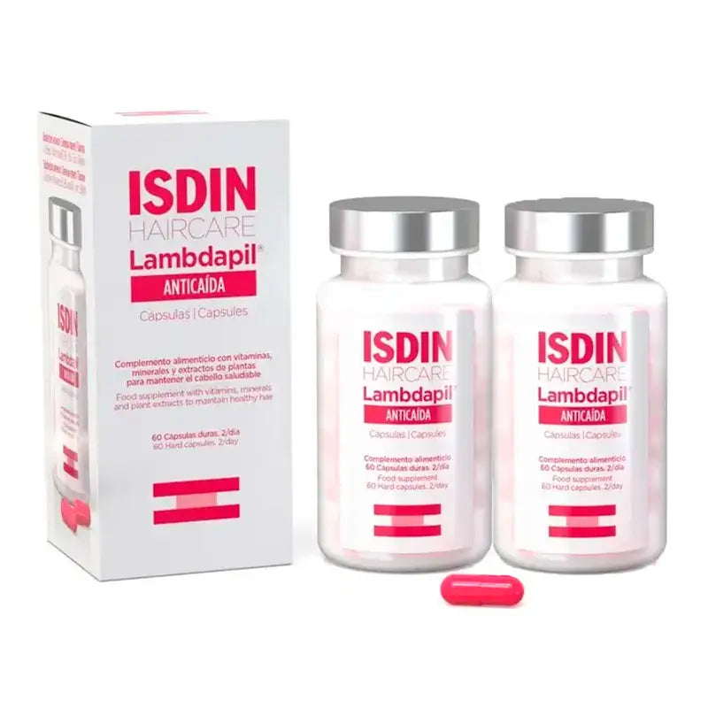 Isdin Lambdapil Chute de Cheveux Duplo 2 x 60 Capsules