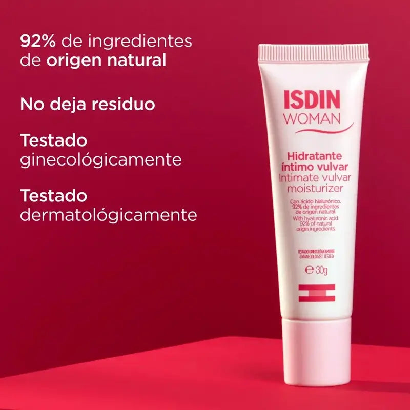 Isdin Woman Crème hydratante pour la vulve, 30 Gr