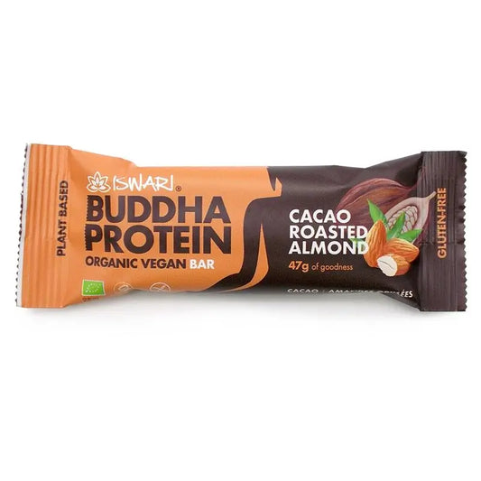 Iswari Buddha Protein Barre Buddha Cacao Amande, 47 g
