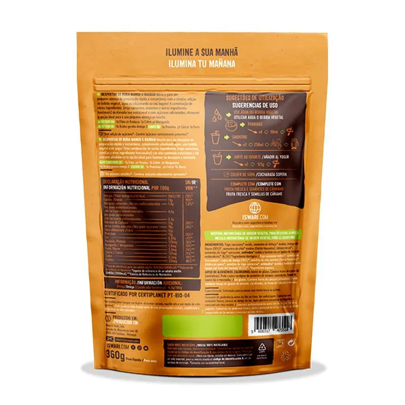 Iswari Buddha Awakening Mangue-Baobab 360Gr. Bio