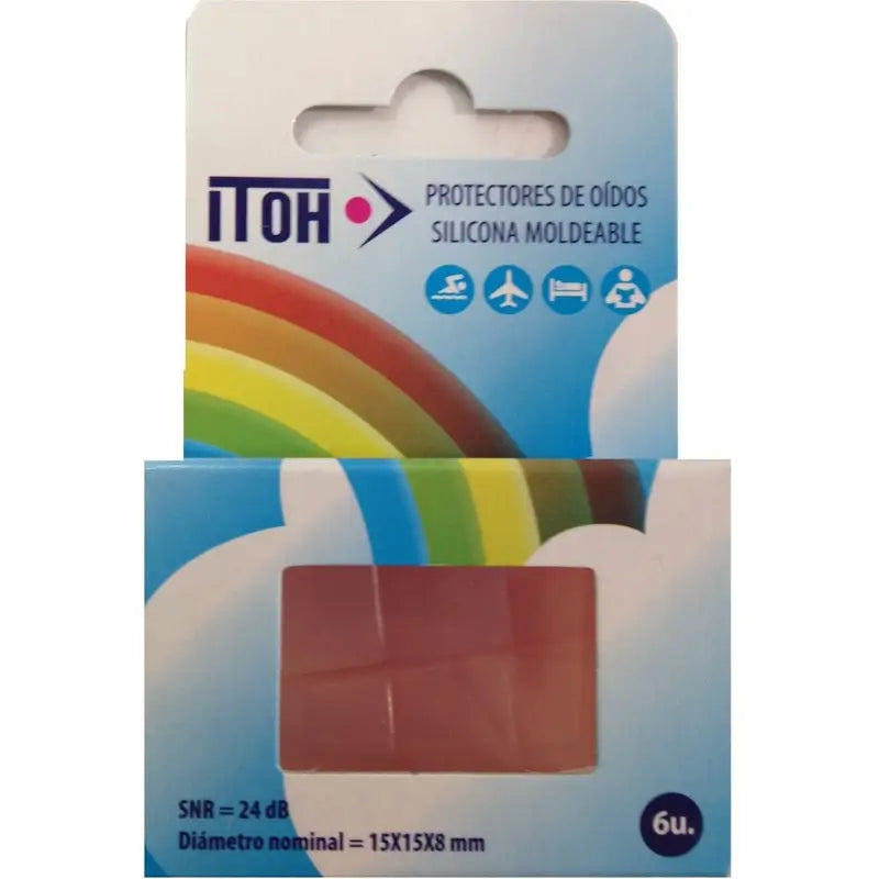 Itoh Silicone Earplug Case 6 unités