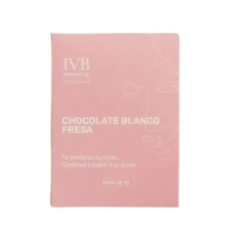 Ivb Wellness Lab Go&Start Line Sticks Chocolat blanc-fraise, 10 sticks