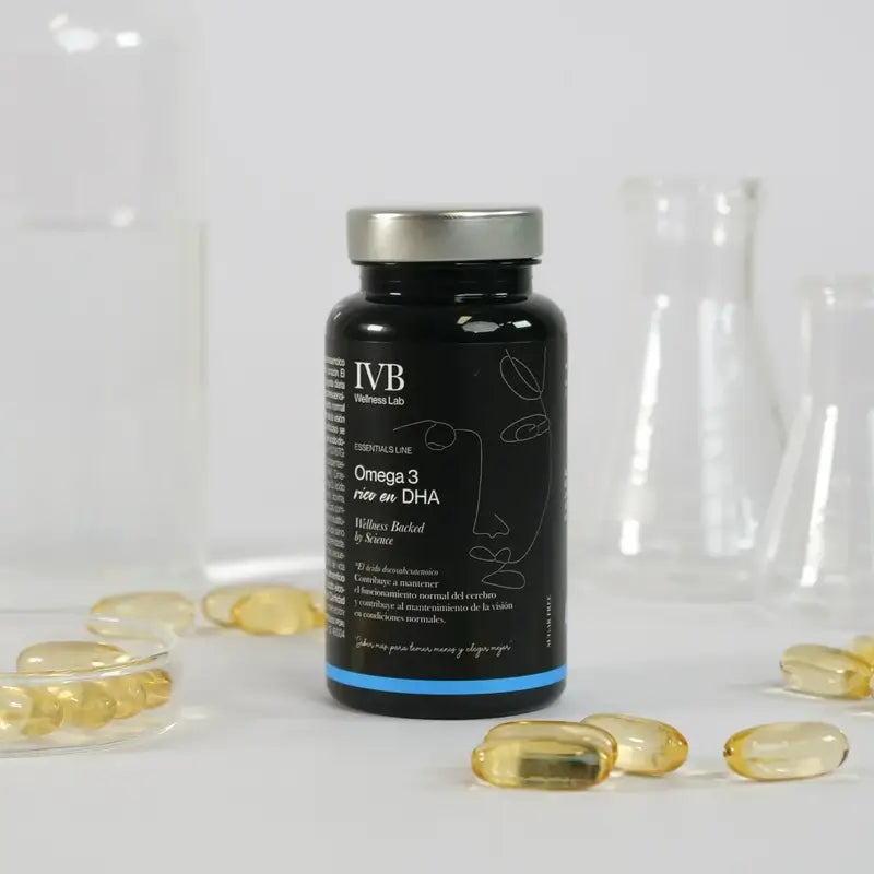 Ivb Wellness Lab Oméga 3 riche en DHA, 30 gélules