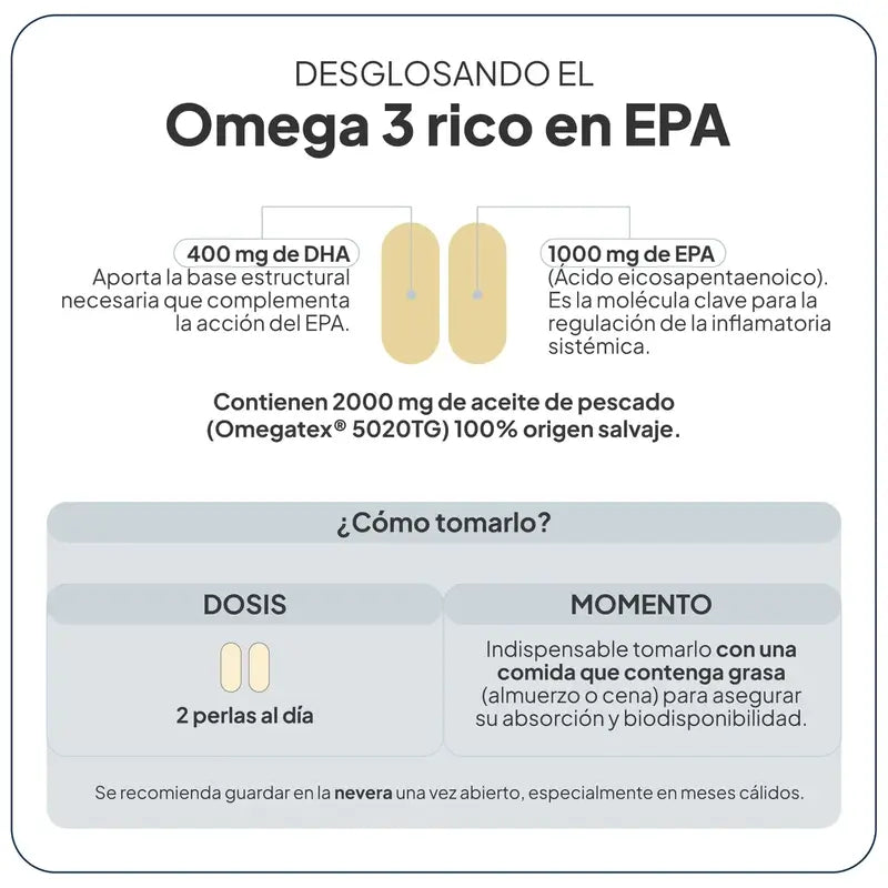 Ivb Wellness Lab Oméga 3 riche en EPA, 60 gélules