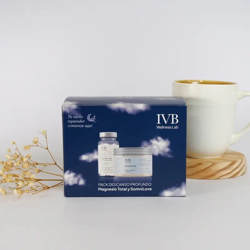 Ivb Wellness Lab Deep Rest Pack, Total Magnesium, 60 gélules + SomniLove, 180 g