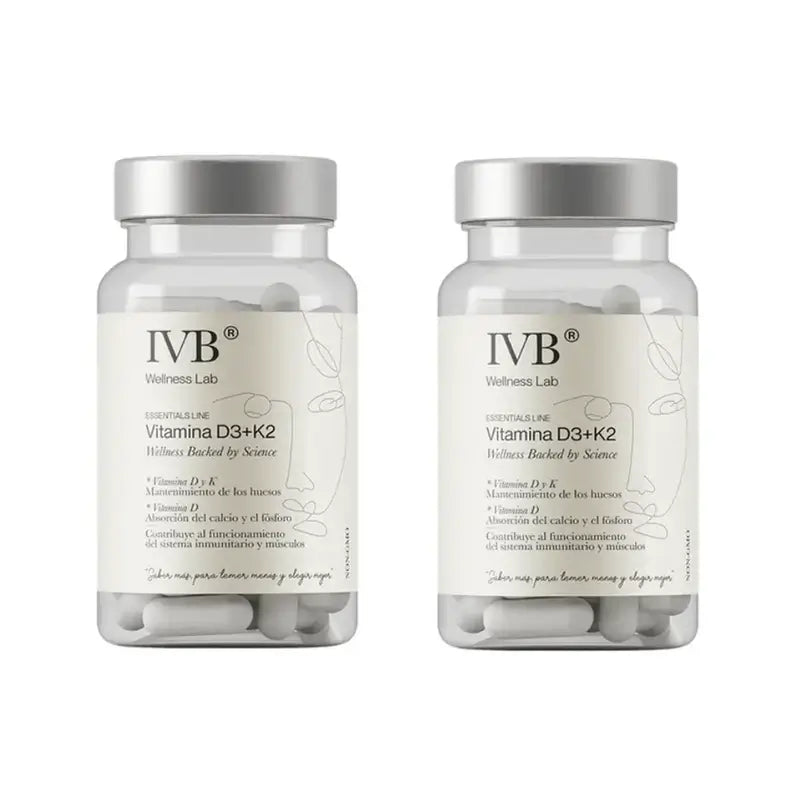 Ivb Wellness Lab Vitamine D3+K2, 2X90 Capsules