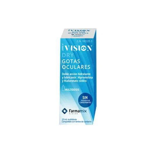 Ivision Gouttes pour la sécheresse oculaire, 10 ml