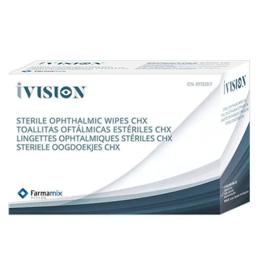 Ivision Lingettes ophtalmiques Chx, 20 unités