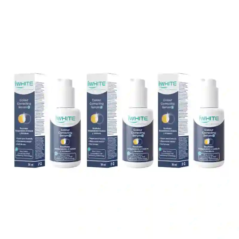iWhite Colour Correcting Serum+, paquet de 3 x 30 ml