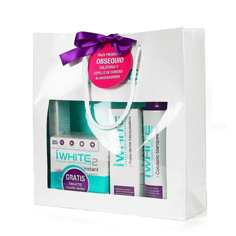 Kit Iwhite Supreme Pack + Dentifrice + Bain de bouche gratuit, 10 moules + 75 ml + 500 ml