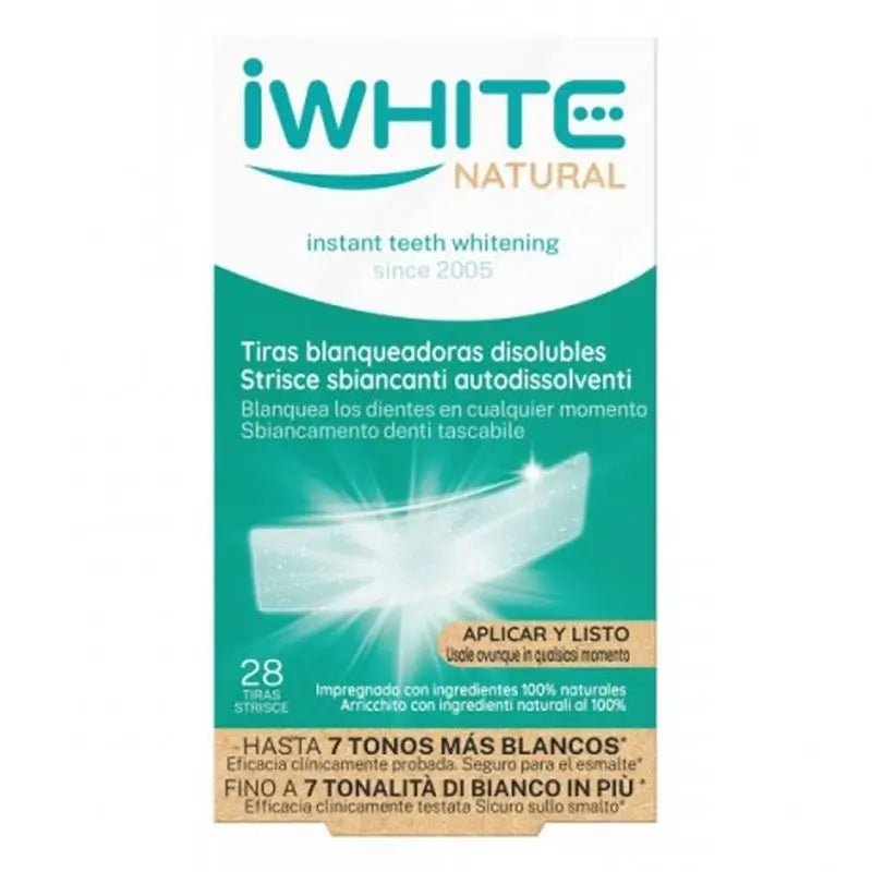 Iwhite Bandes de blanchiment dissolvables, 28 bandes