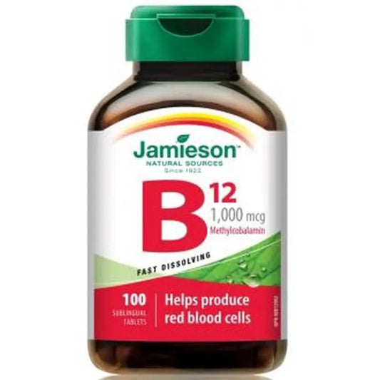 Jamieson Vitamin B12 1000Mcg , 100 tablets