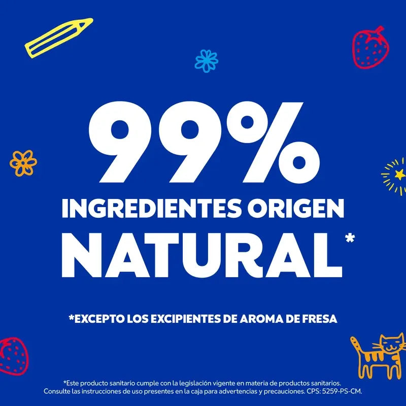 Vicks Formula Natura sirop contre la toux pour enfants miel fraise, 140 ml