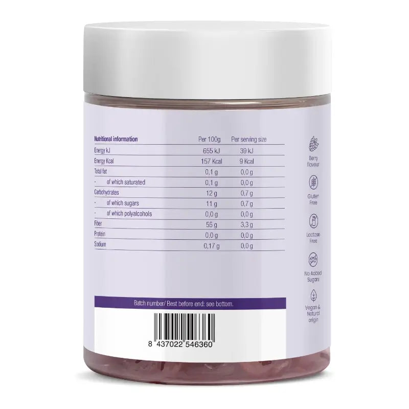 Gélules gélifiées à l'ashwagandha + ginseng sibérien et framboise, 70 unités
