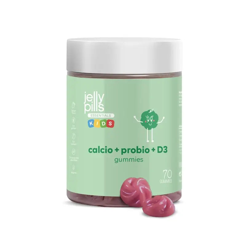 Jelly Pills Caclium+D3+K2+Propbio Kids , 70 gommes