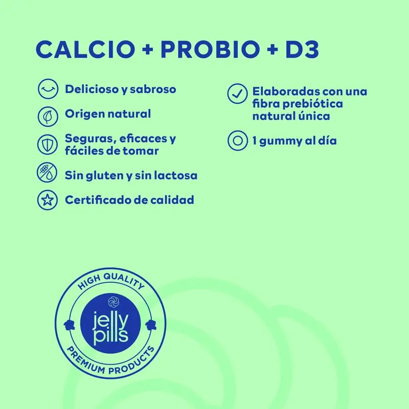 Jelly Pills Caclium+D3+K2+Propbio Kids , 70 gommes