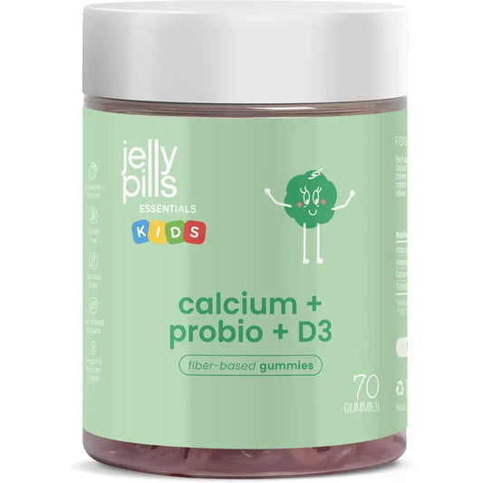Jelly Pills Caclium+D3+K2+Propbio Kids , 70 gommes