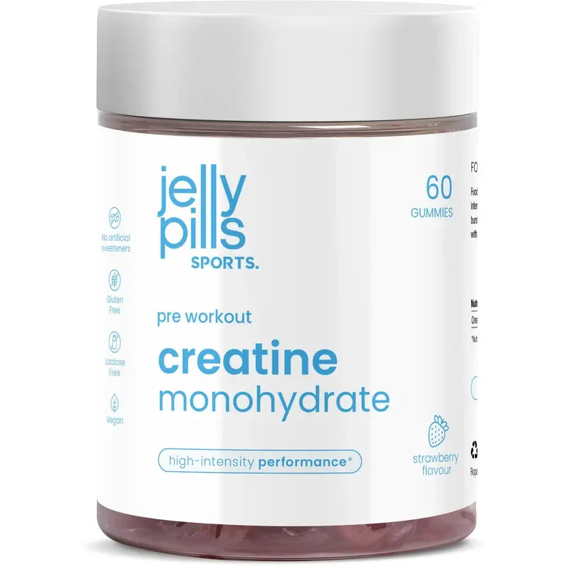 Gélules de créatine monohydrate à la fraise, 60 unités
